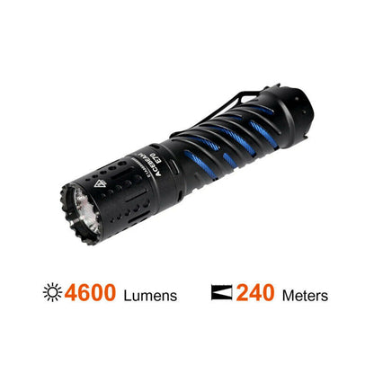 Acebeam E70 Mini Flashlight Compact Handheld 4600 Lumens LED Bright Light Torch